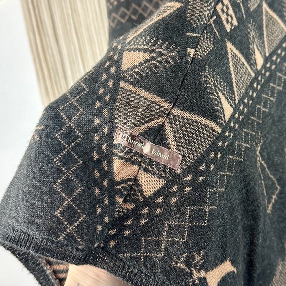 Thursday Island Wool Alpaca Blend Asymmetrical Knit Skirt Size Medium - Picture 4 of 9